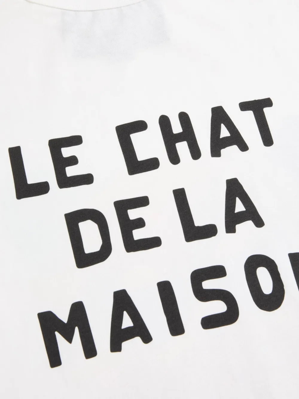 Valentino Garavani Le Chat de la Maison T-shirt met print Wit