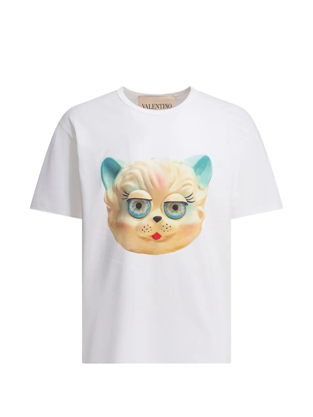 Valentino Garavani Le Chat de la Maison-print T-Shirt - Weiß