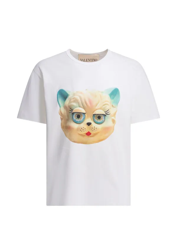 Valentino Garavani Graphic-print Cotton T-shirt in White