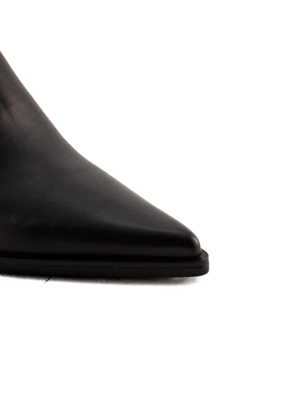 Elena Iachi Pointed-toe Zip-up Boots In Black