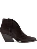 Elena Iachi Elena pointed-toe ankle boots - Brown