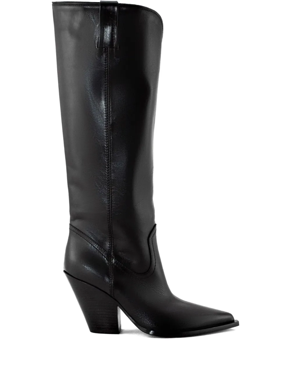 Elena Iachi 90mm Pointed-toe Knee-high Boots In Black