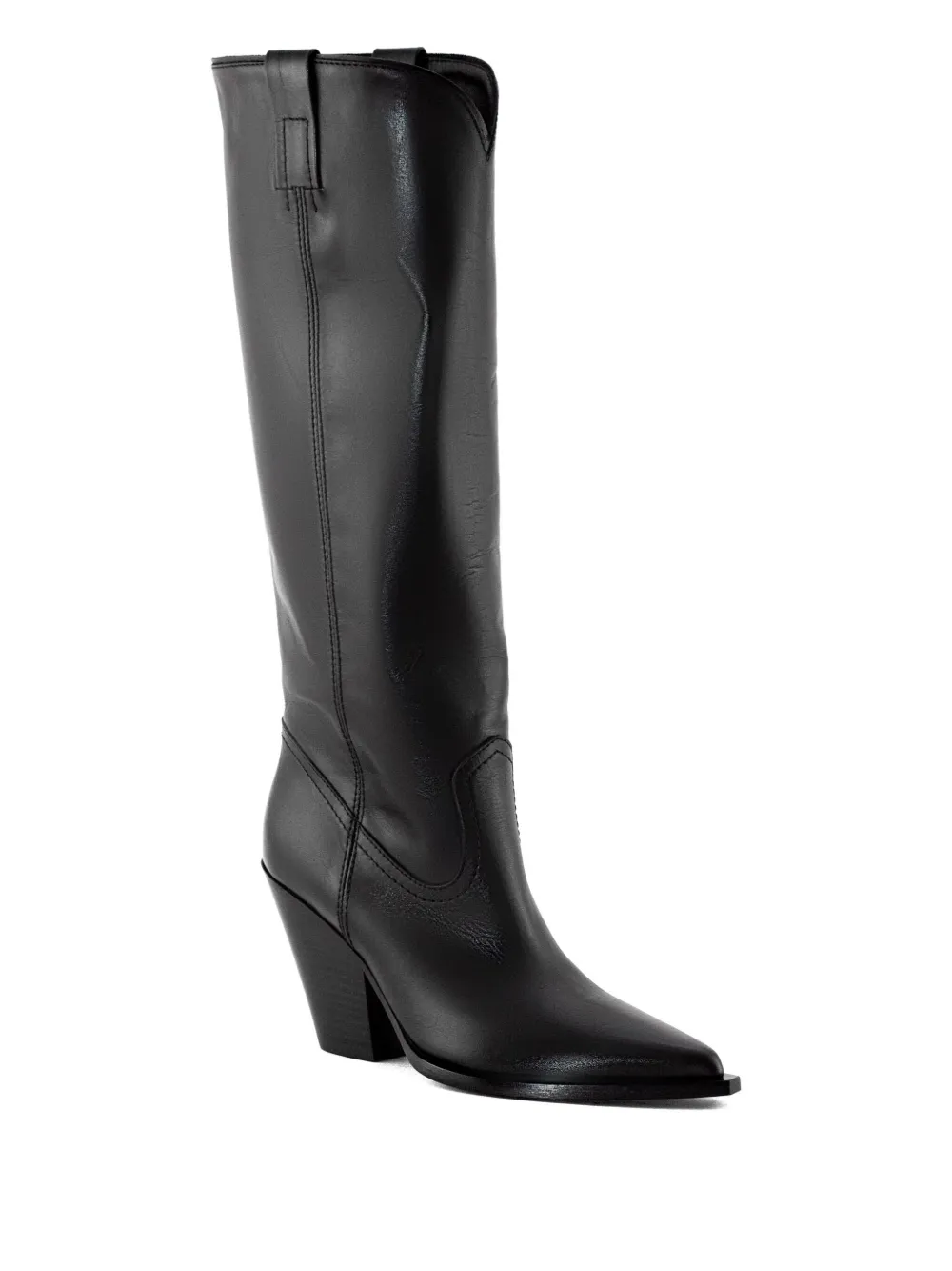 Elena Iachi 90mm Pointed-toe Knee-high Boots In Black
