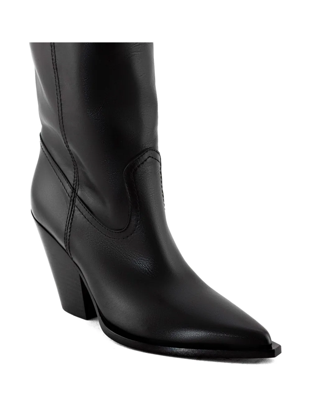 Elena Iachi 90mm Pointed-toe Knee-high Boots In Black