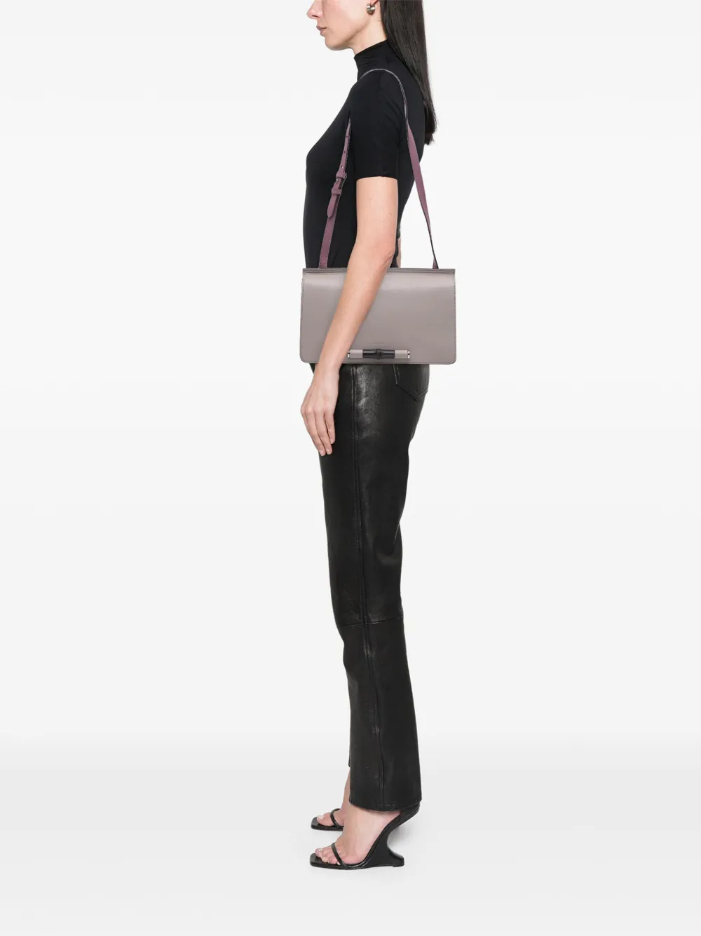 Gucci Pre-Owned 2016-2025 Leather Lady Bamboo shoulder bag | Pre-Owned | Image 2