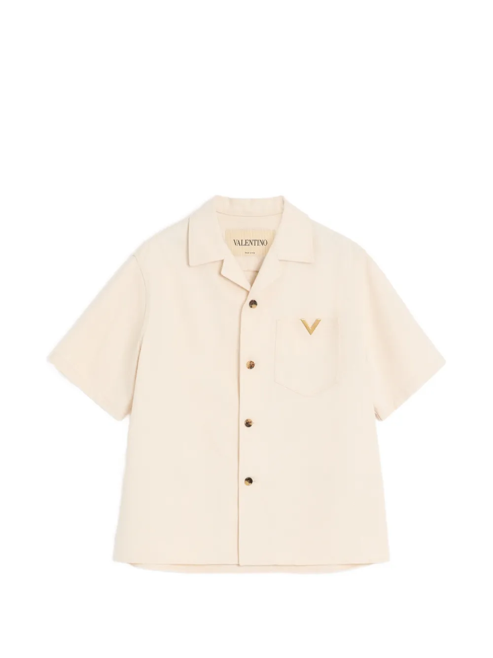 Valentino Garavani Katoenen overhemd Beige