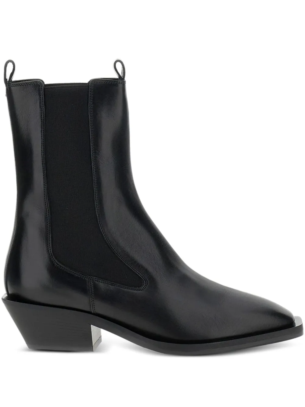 Aeyde leather pointed-toe boots | Black | Image 1