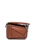 Loewe Pre-Owned 2021 Nano Calfskin Puzzle satchel - Brown