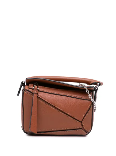 Loewe Pre-Owned 2021 Nano Calfskin Puzzle satchel