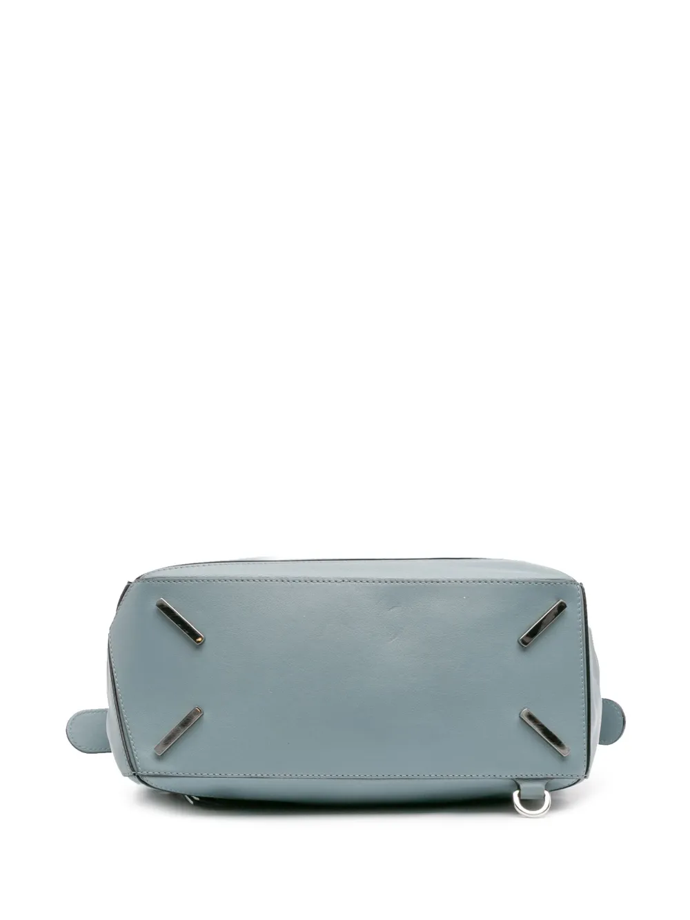 Pre-owned Loewe 2016 Medium Calfskin Puzzle Satchel In Blue