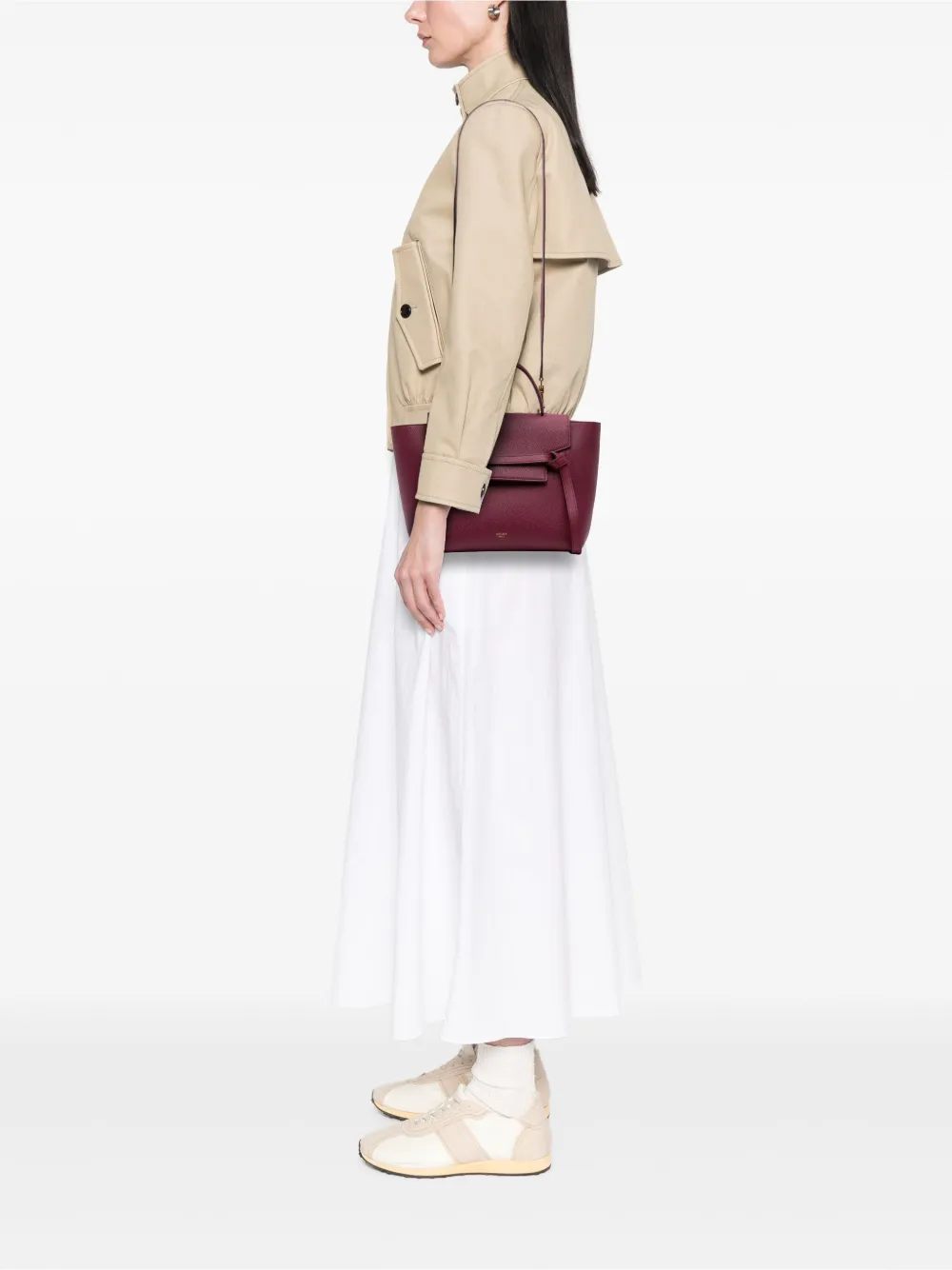 Celine Pre-Owned 2017 Micro Grained Calfskin Belt Bag satchel | Pre-Owned | Image 2