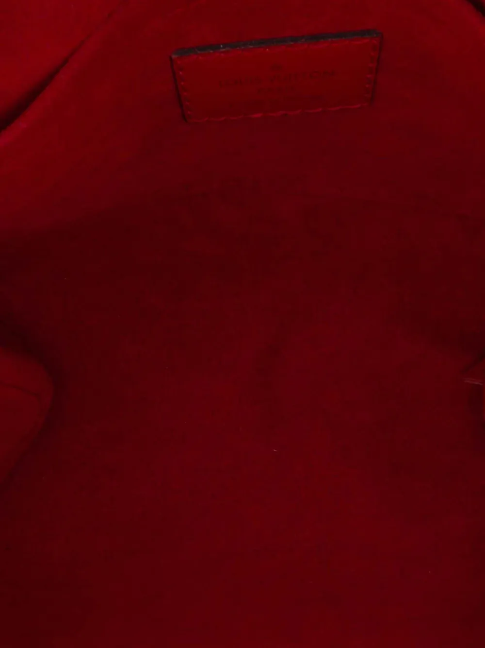Pre-owned Louis Vuitton 2019 Epi Locky Bb Satchel In Red