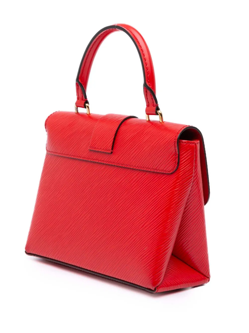 Pre-owned Louis Vuitton 2019 Epi Locky Bb Satchel In Red