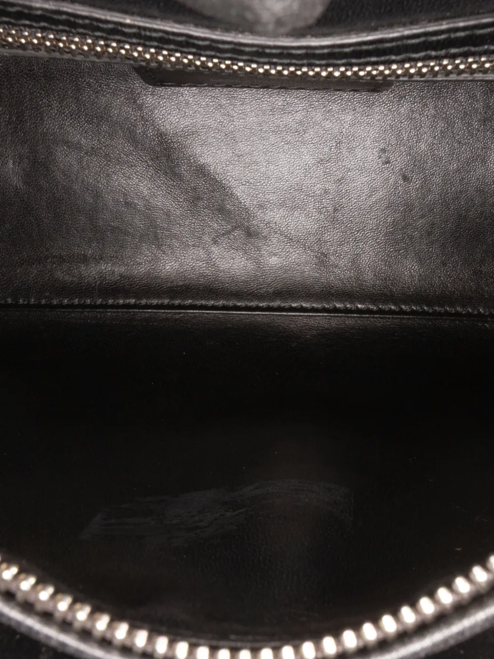 Pre-owned Dior 2014 Medium Velvet And Canvas Lady  Satchel In Black