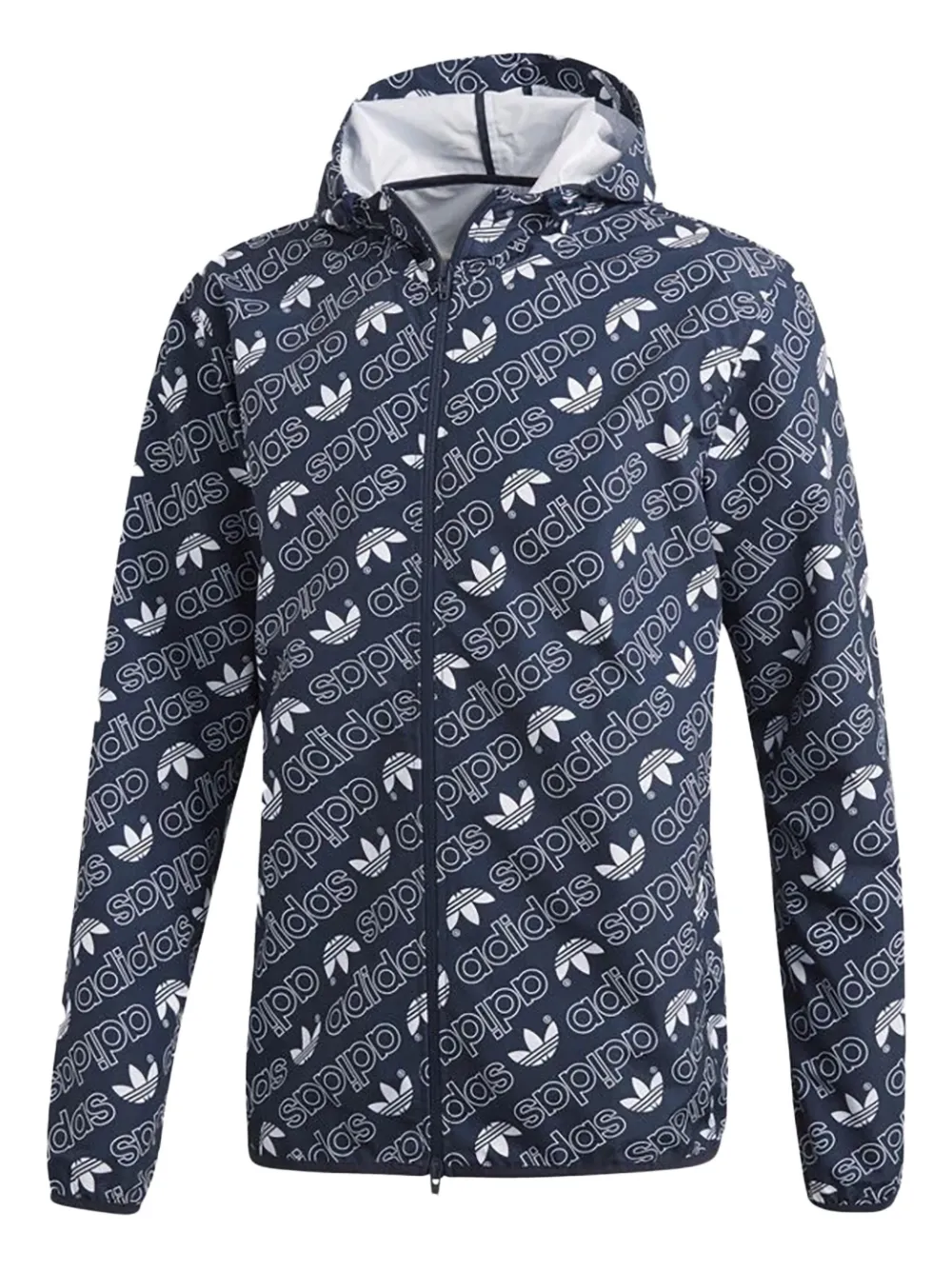 adidas Originals hooded jacket Blauw