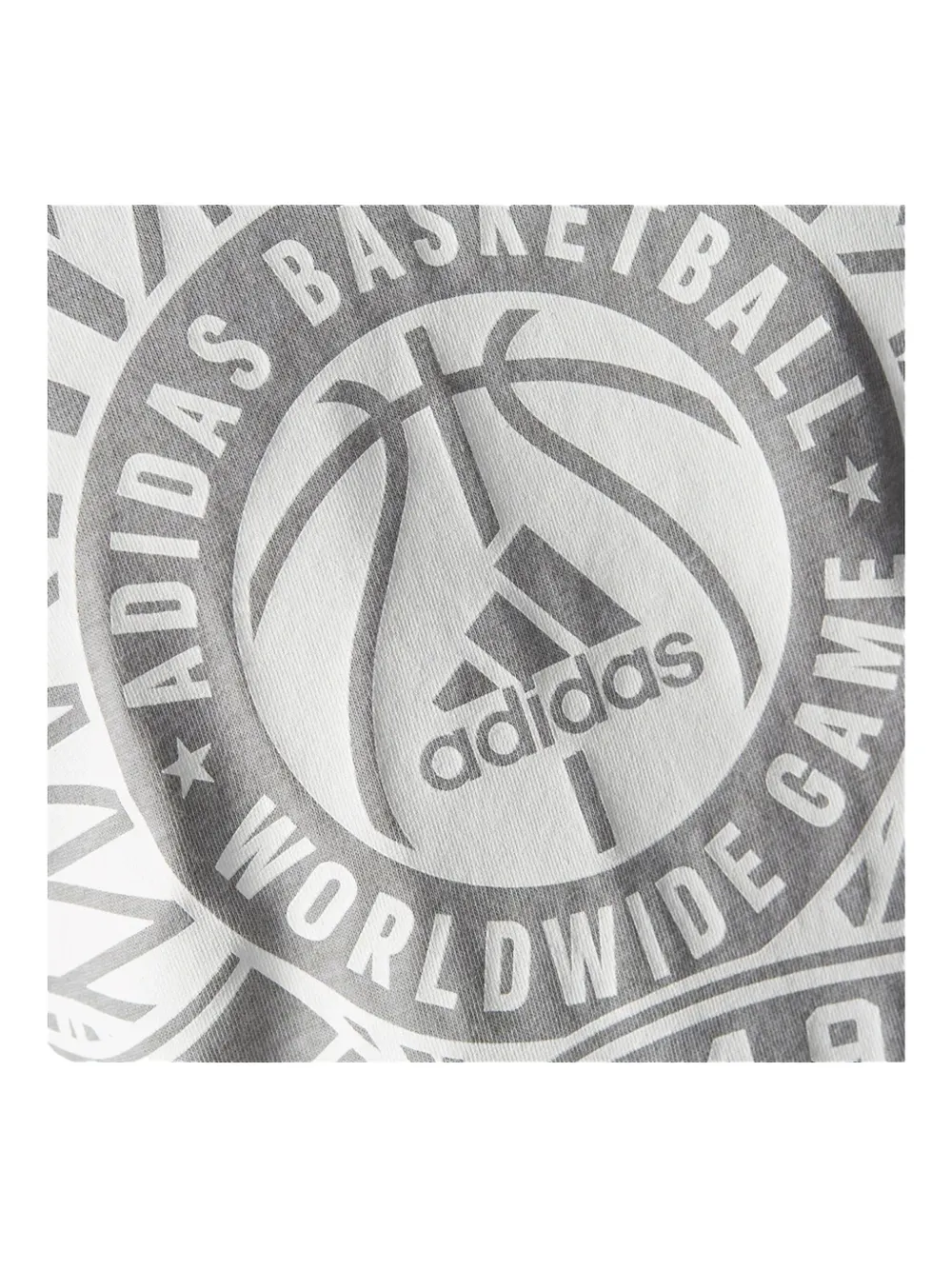 adidas Global Game T-shirt met korte mouwen Grijs