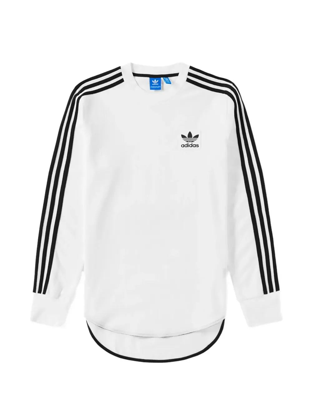 adidas waffle logo termal sweatshirt - Bianco