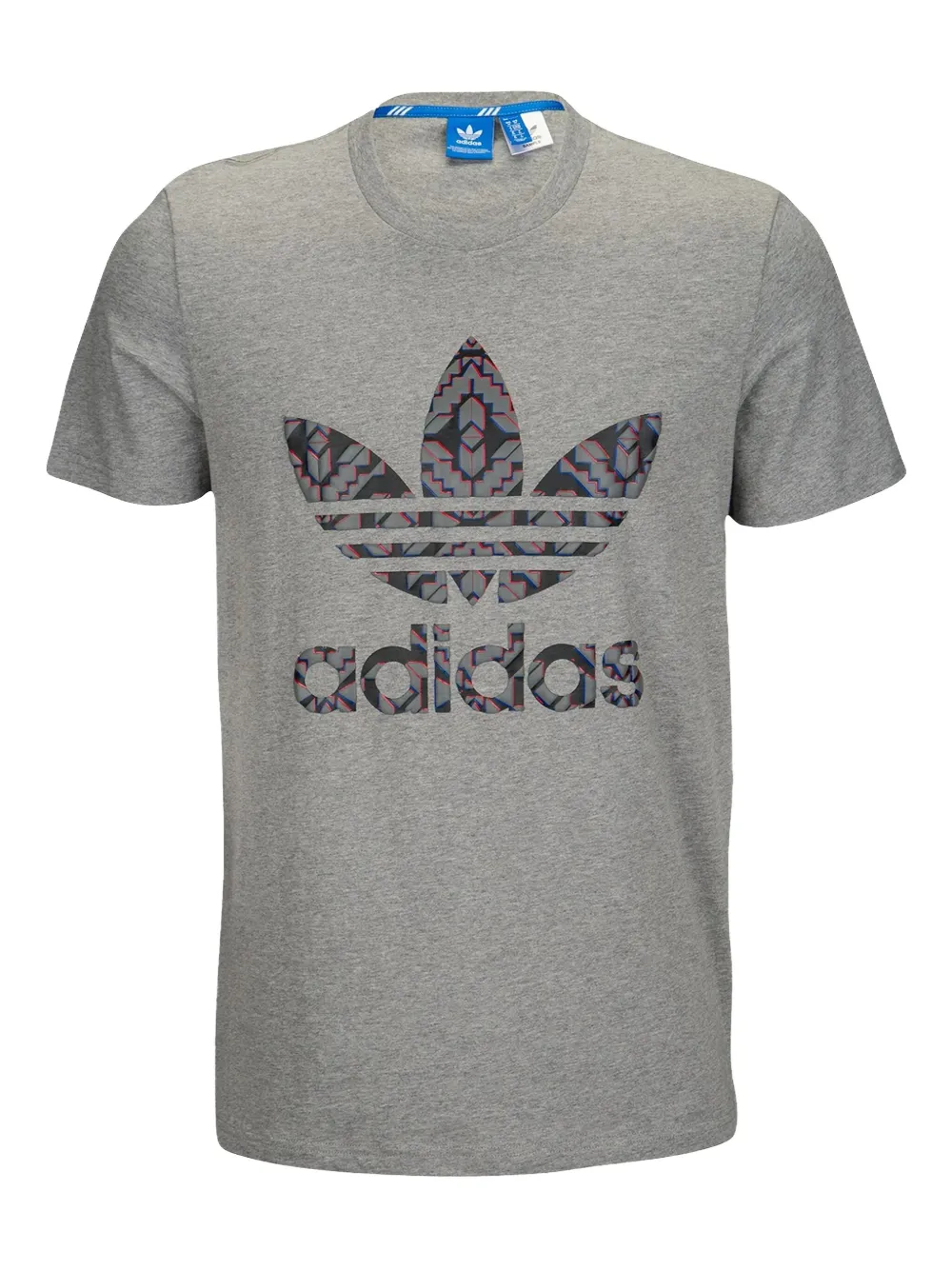 adidas Chicago Stacked T-shirt Grijs