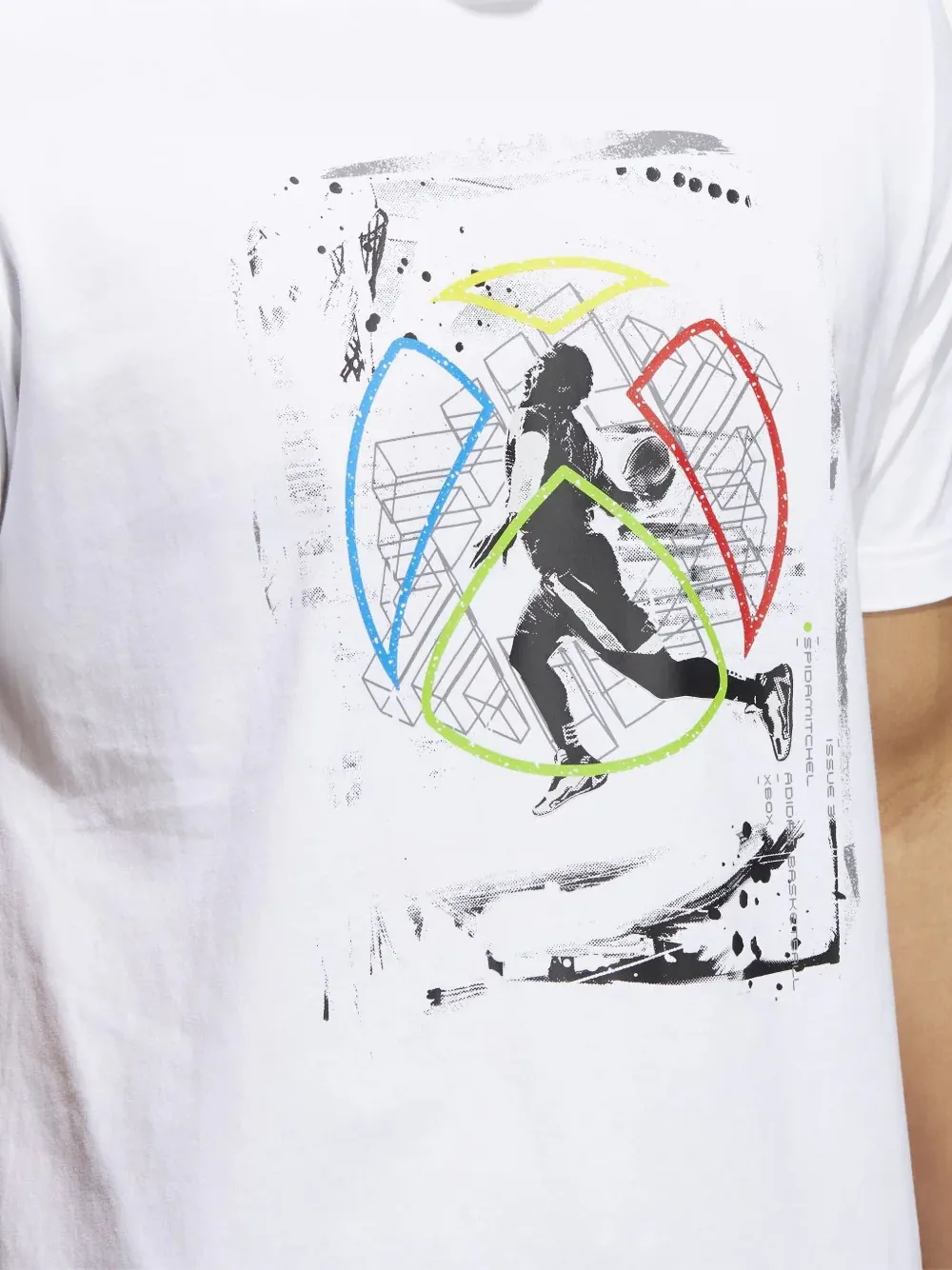 adidas x Donovan Mitchell Xbox T-shirt Wit