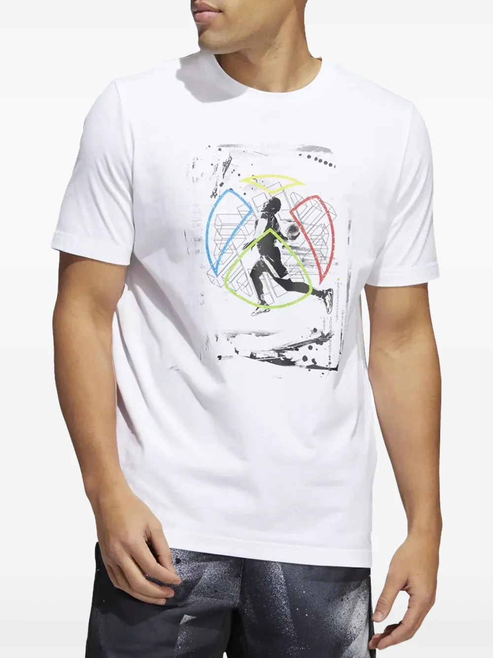 adidas x Donovan Mitchell Xbox T-shirt Wit