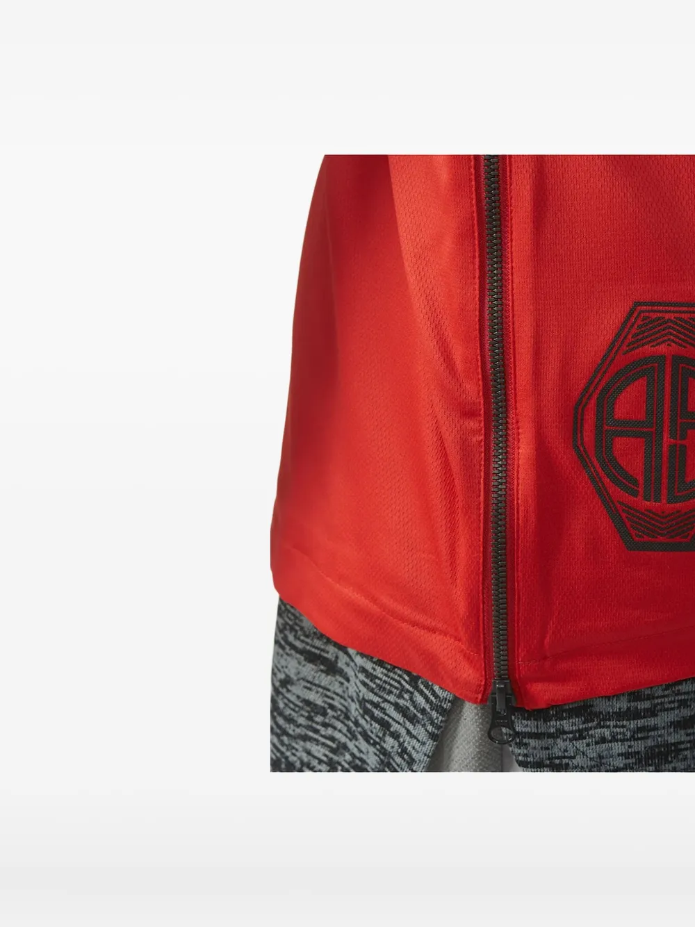 adidas Stadium Basketball League "Scarlet Red Black" jacket Rood