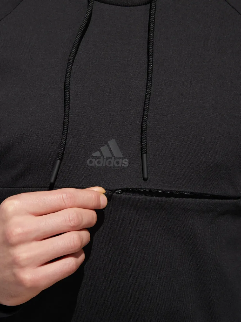 adidas Athletics Sport 2 Street Lifestyle hoodie Zwart