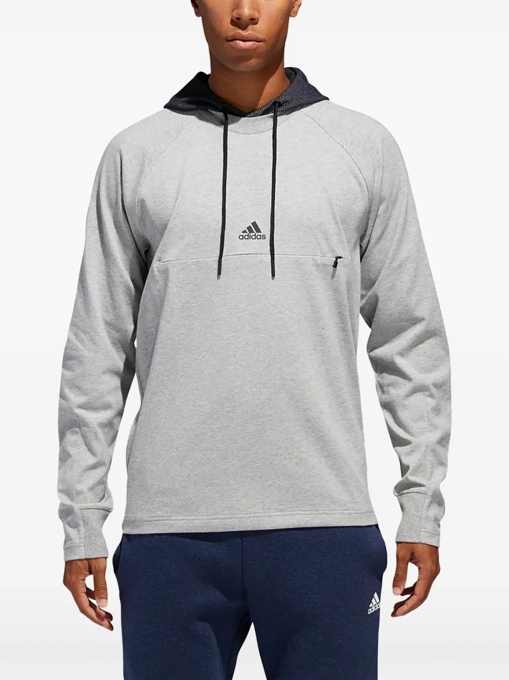 adidas Stadium Athletics Sport 2 "Grey/Black" hoodie | Grey | Image 1