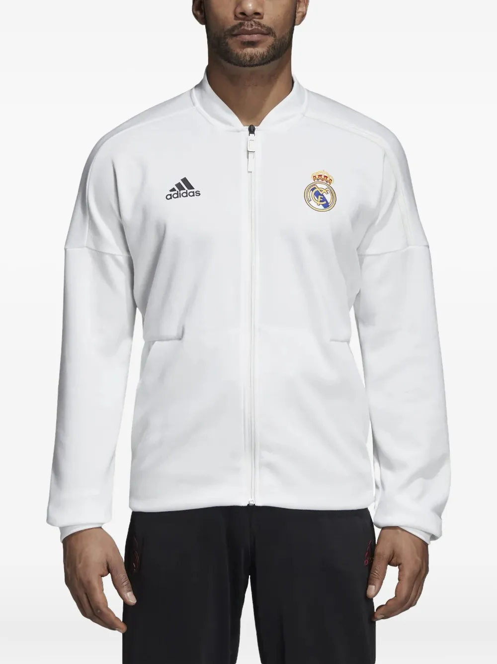 adidas Real Madrid jack met rits Grijs