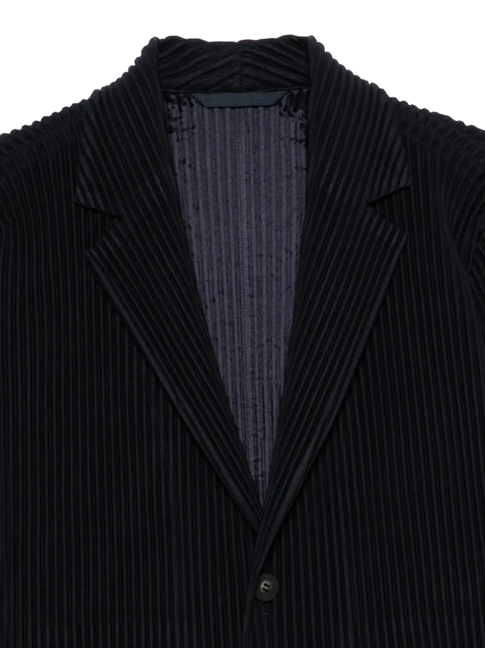Homme Plissé Issey Miyake Jack met twee knopen Blauw