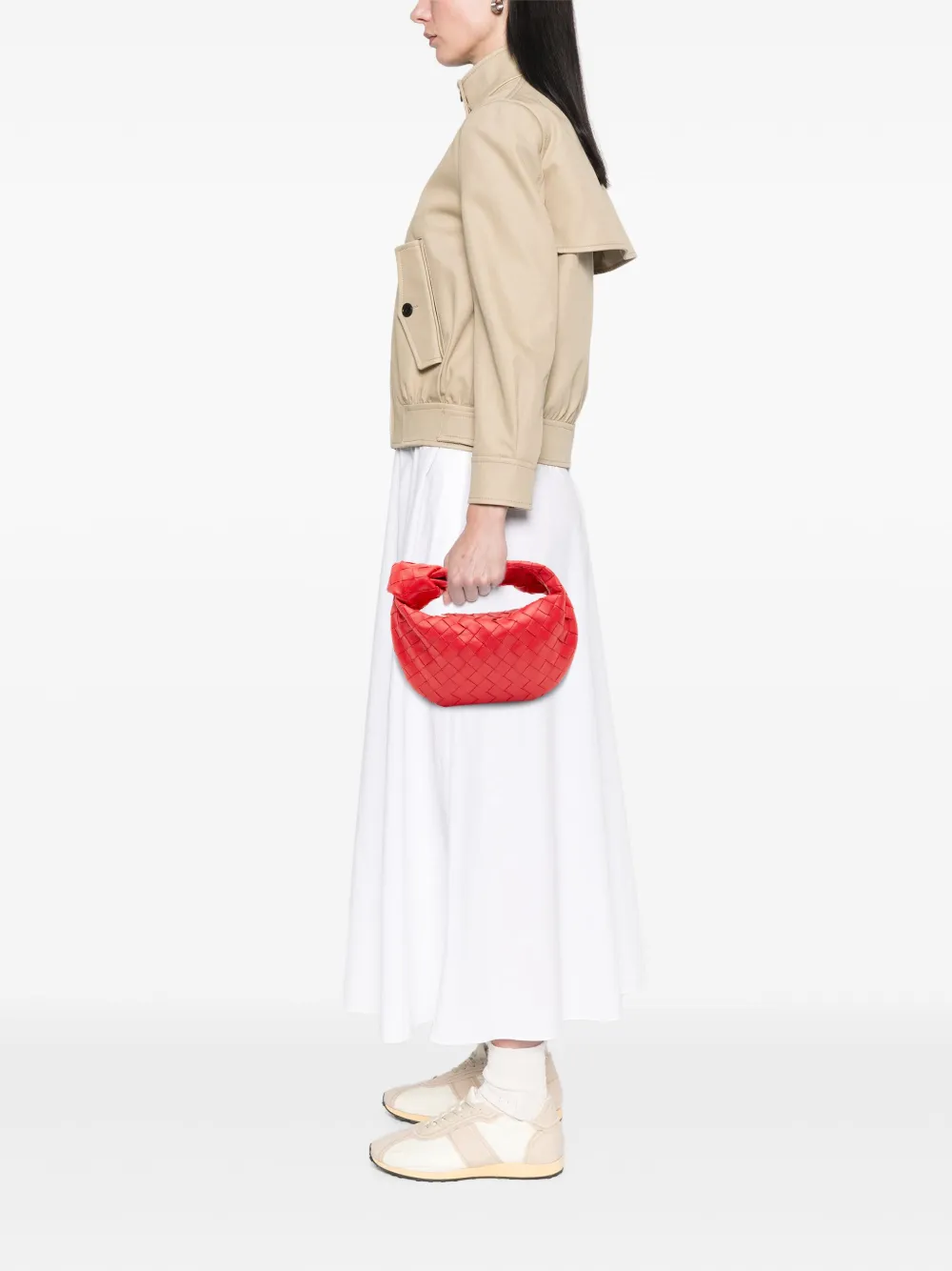 Bottega Veneta Pre-Owned 2020-2025 Mini Nappa Intrecciato Jodie hobo bag | Pre-Owned | Image 2