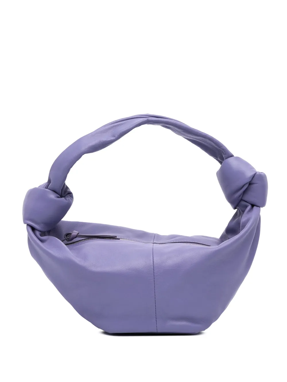 Bottega Veneta Pre-Owned 2012-2025 ミニ カーフスキン ダブルノット ハンドバッグ - パープル Bottega Veneta Pre-Owned 2012-2025 ミニ カーフスキン ダブルノット ハンドバッグ - パープル