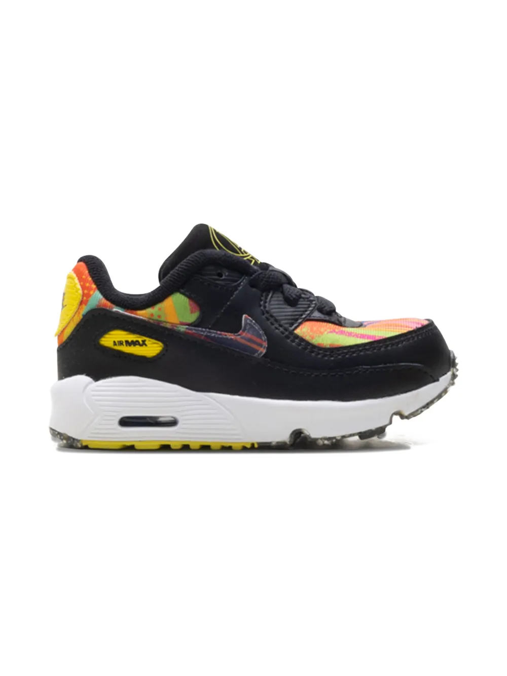 Nike Kids Air Max 90 patterned trainers Black