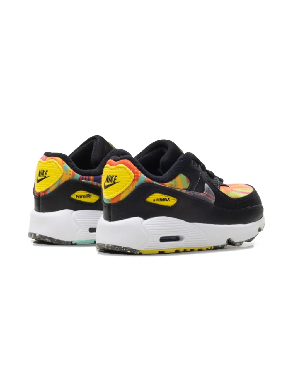 Nike Kids Air Max 90 patterned trainers Black