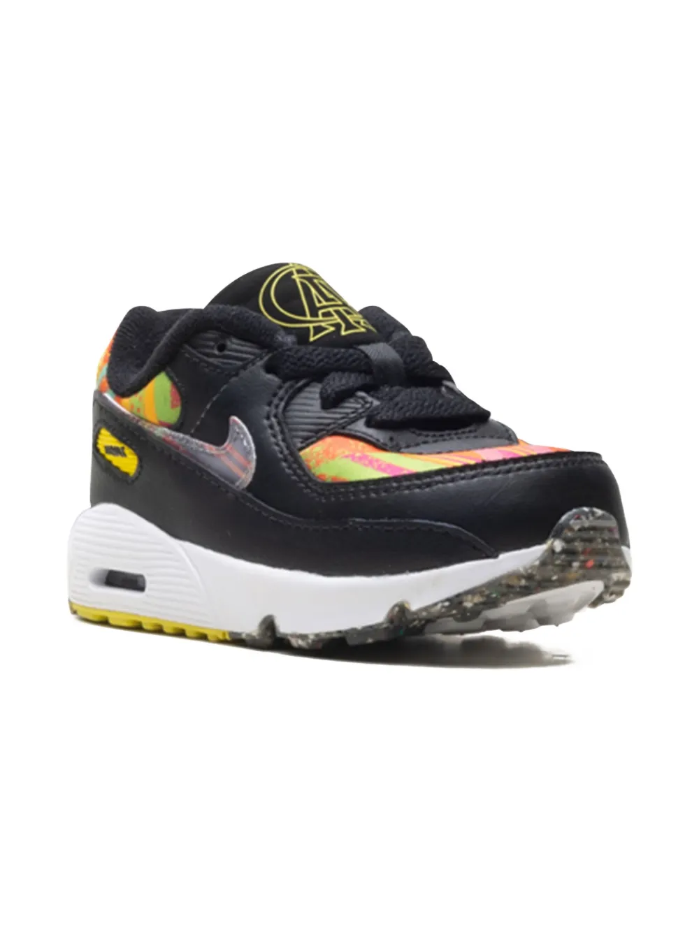 Nike Kids Air Max 90 patterned trainers Black