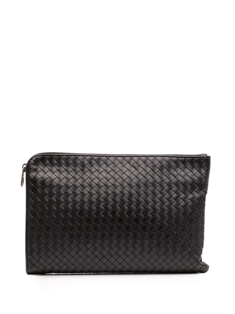 Bottega Veneta Pre-Owned 2012-2025 Leather Intrecciato clutch bag - Bottega Veneta Pre-Owned 2012-2025 Leather Intrecciato clutch bag -