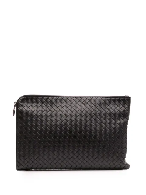 Bottega Veneta Pre-Owned 2012-2025 Leather Intrecciato clutch bag