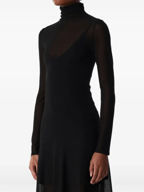 long black overall dress Plus Size Bib Overall Dress with Lace Trim main image 1