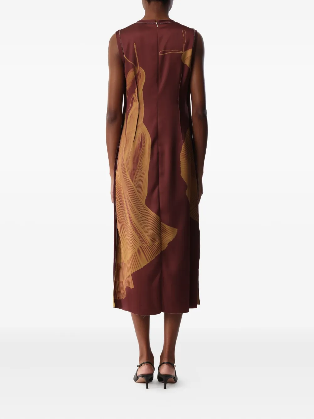 Jason Wu Collection Mouwloze jurk Bruin