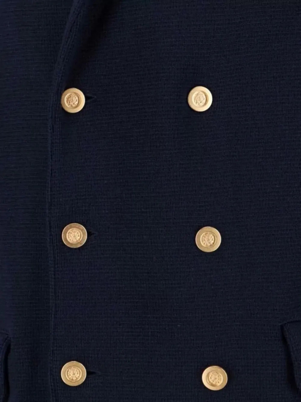 Lardini Double-breasted Jacket Flap Pockets In Blue