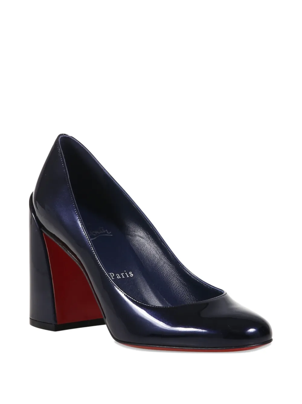 Christian Louboutin Miss Sab block-heel patent pumps (85mm) | Heeled Pumps | Image 2