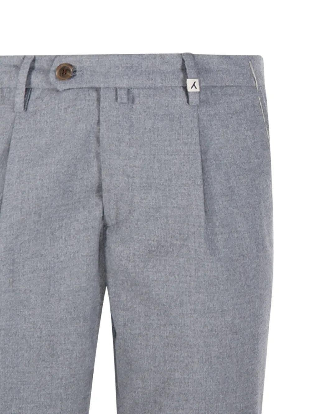 Myths Pleated-front Trousers In Gray