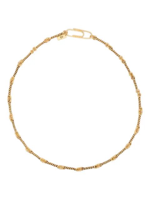 Aurelie Bidermann twisted chain heart necklace