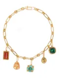 Aurelie Bidermann charm-link necklace - Gold