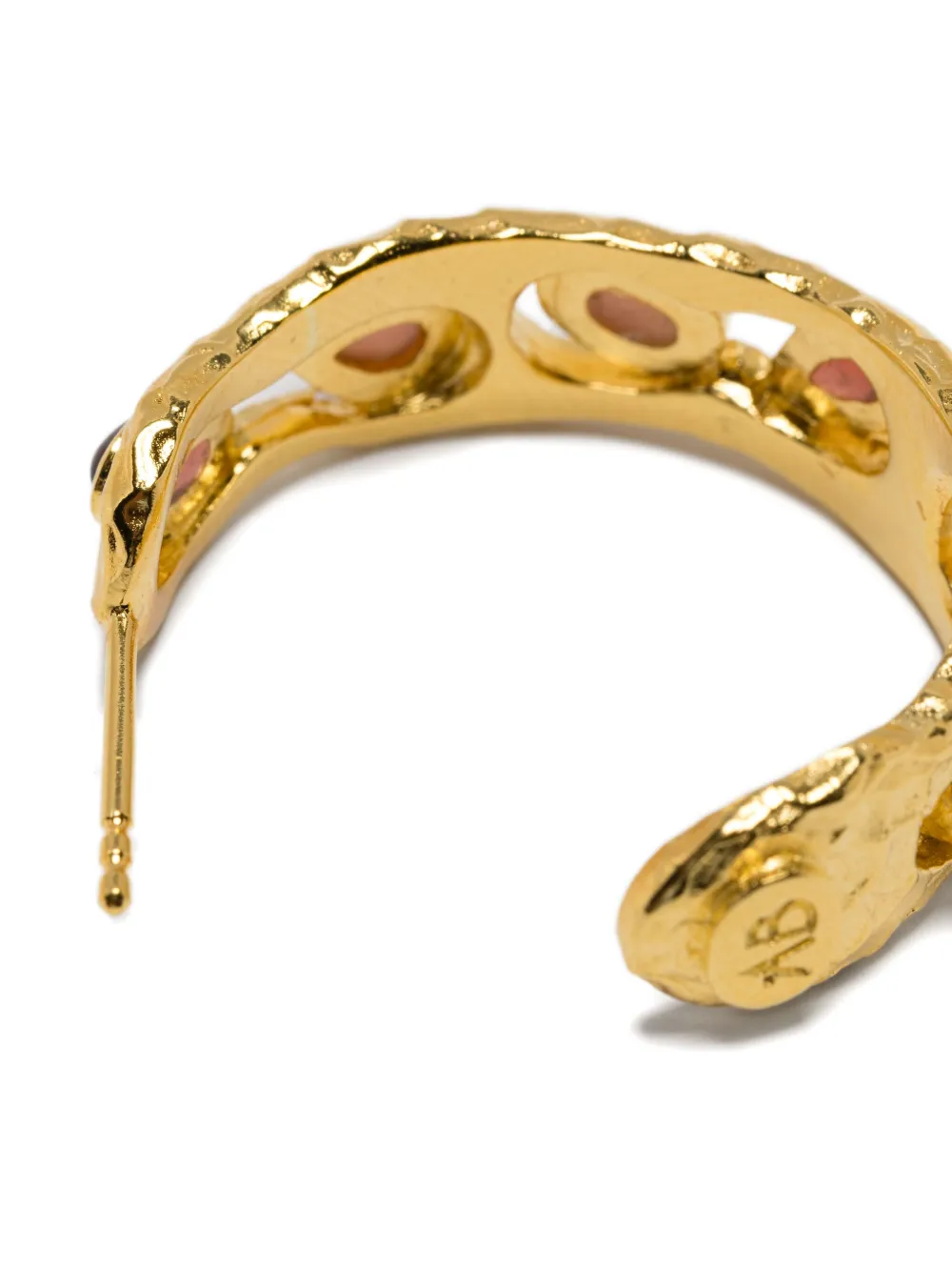 Aurelie Bidermann Atalide hoop earrings - Goud