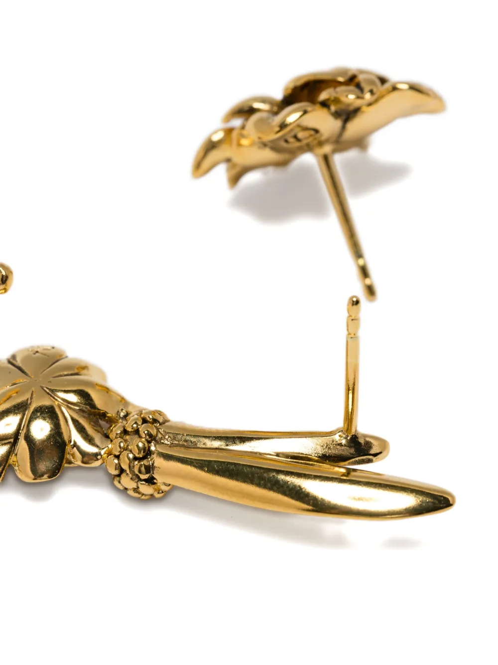 Aurelie Bidermann Anthos asymmetrical earrings - Goud