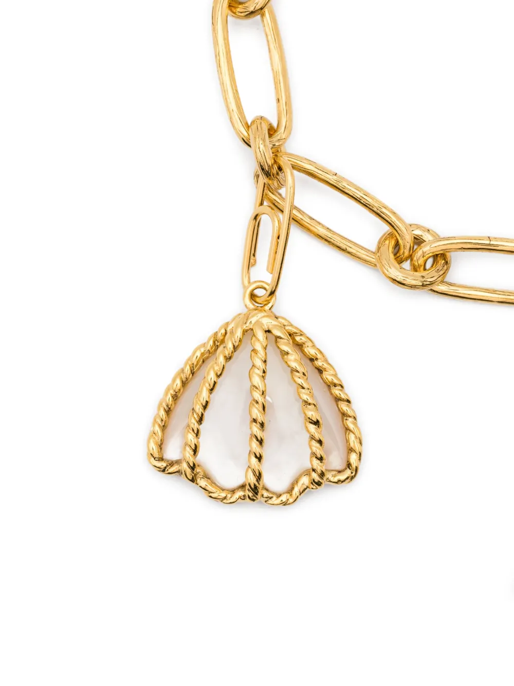 Aurelie Bidermann Charm-link Bracelet In Gold