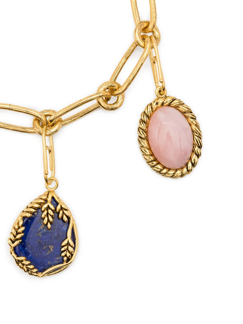 Aurelie Bidermann charm-link bracelet - Goud