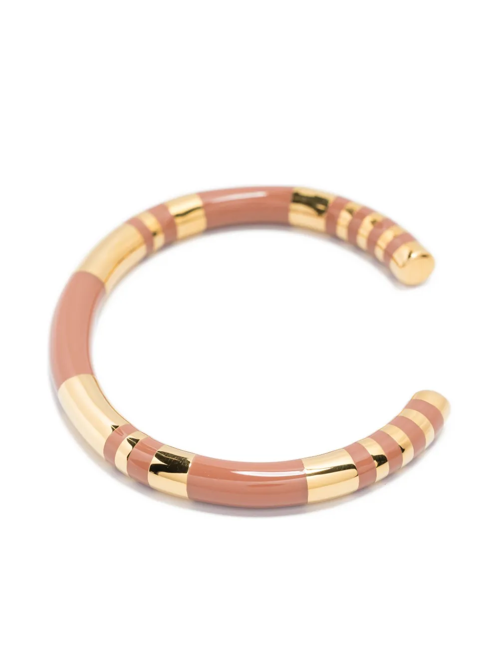 Aurelie Bidermann Positano striped bracelet - Goud