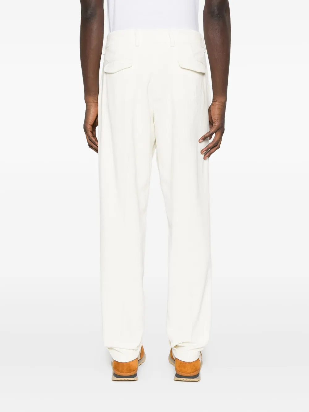 Cruna Geplooide broek Wit