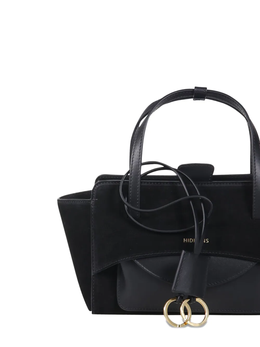 Hidesins Suede-leather Tote Bag In Black